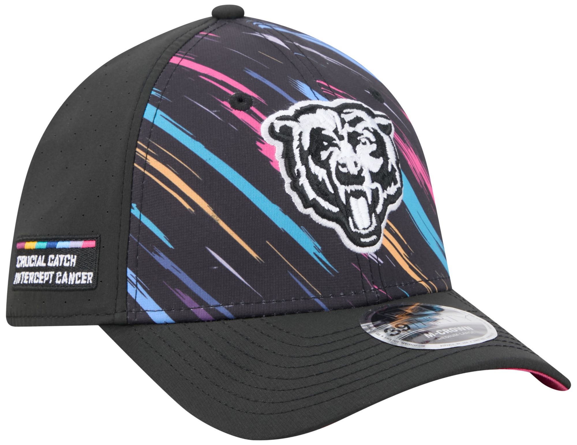 New Era Adult Chicago Bears Crucial Catch 39Thirty Stretch Fit Hat