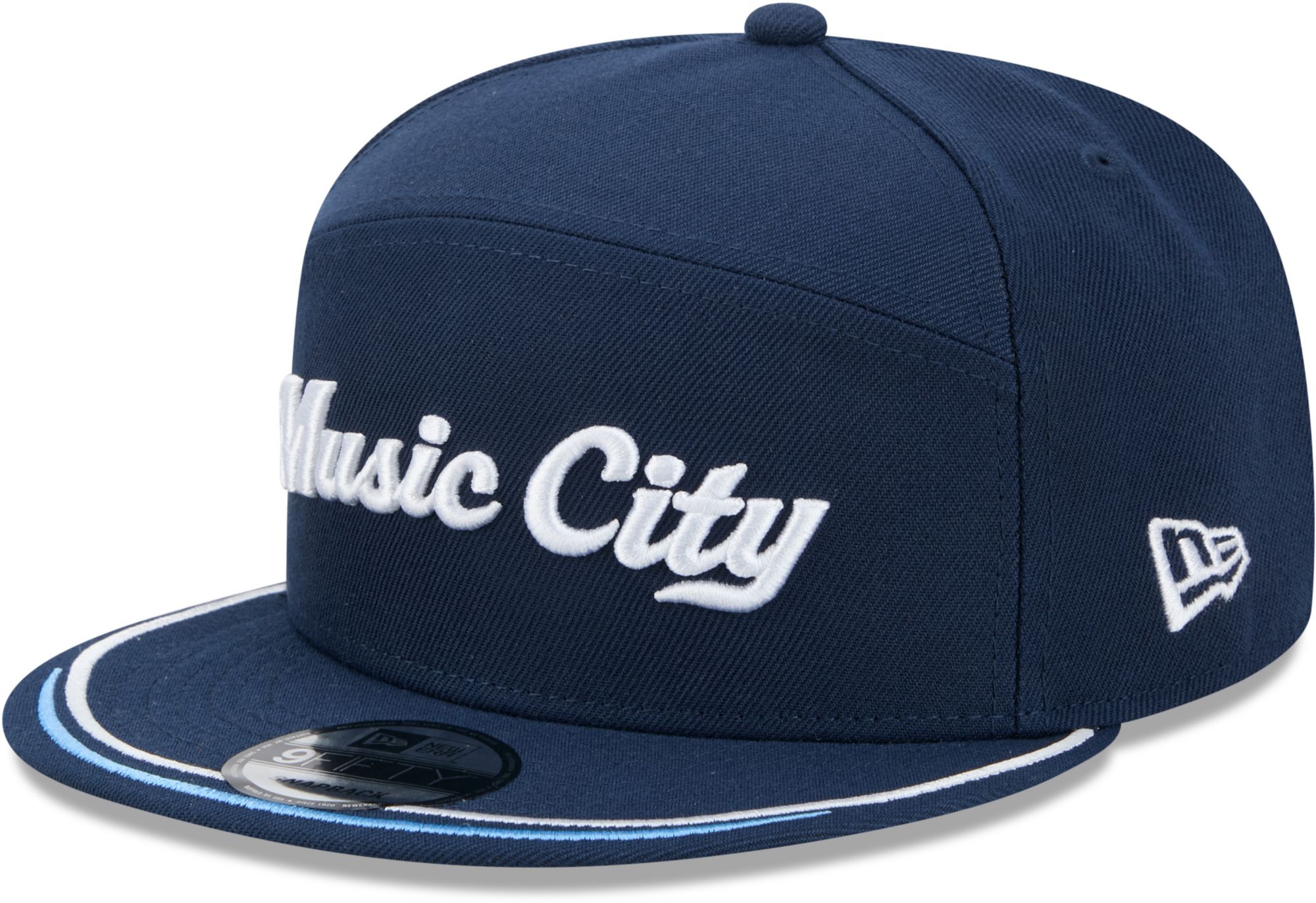 New Era Adult Tennessee Titans NFL Rivalries Split Panel 9Fifty Adjustable Hat