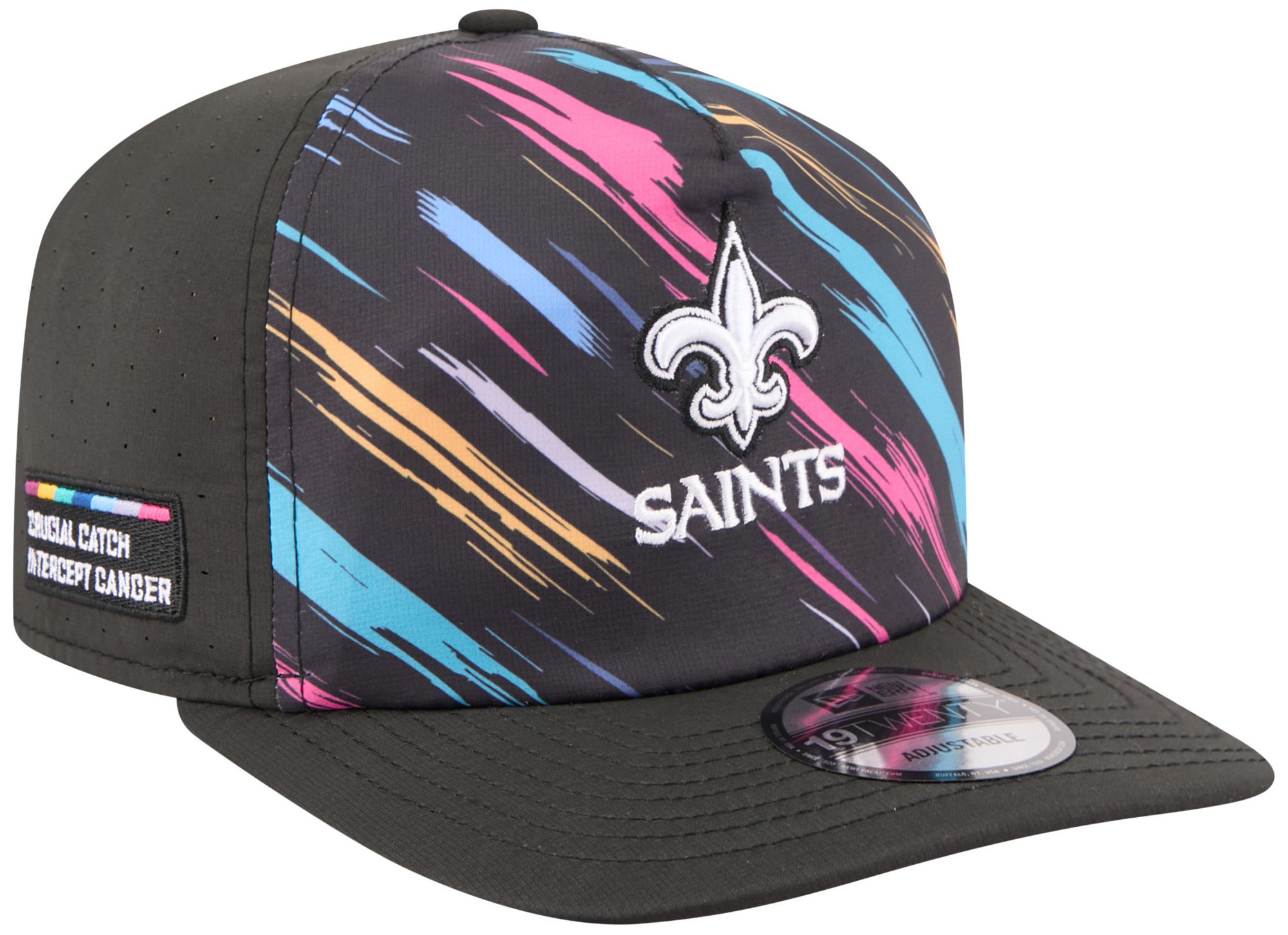 New Era Adult New Orleans Saints Crucial Catch 9Seventy Adjustable Hat