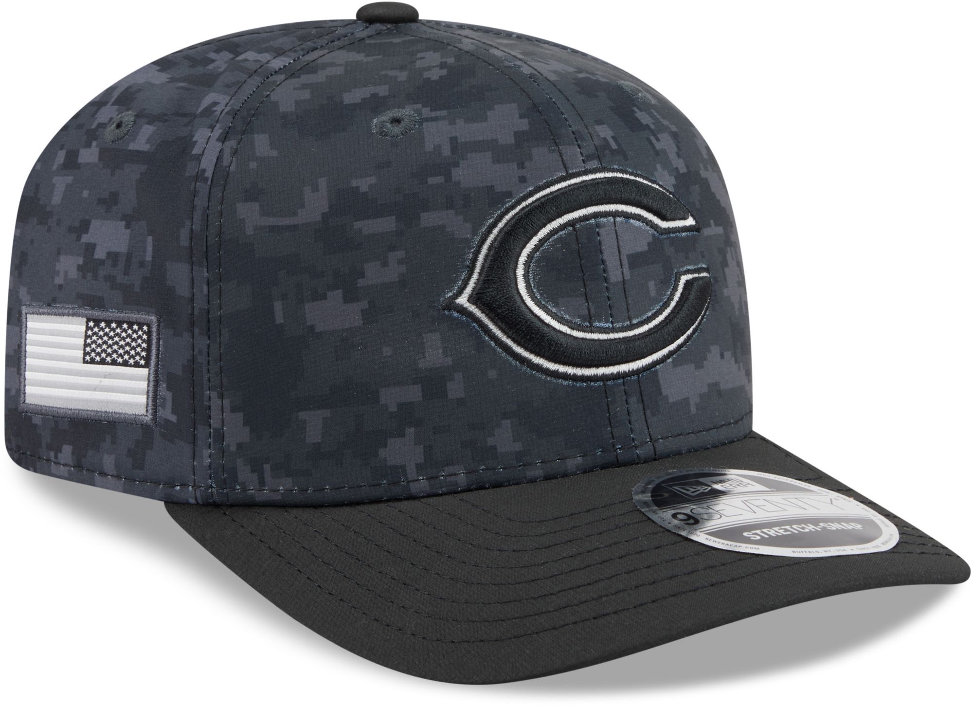 New Era Adult Chicago Bears Salute To Service 2026 9Seventy Adjustable Stretch-Snap Hat