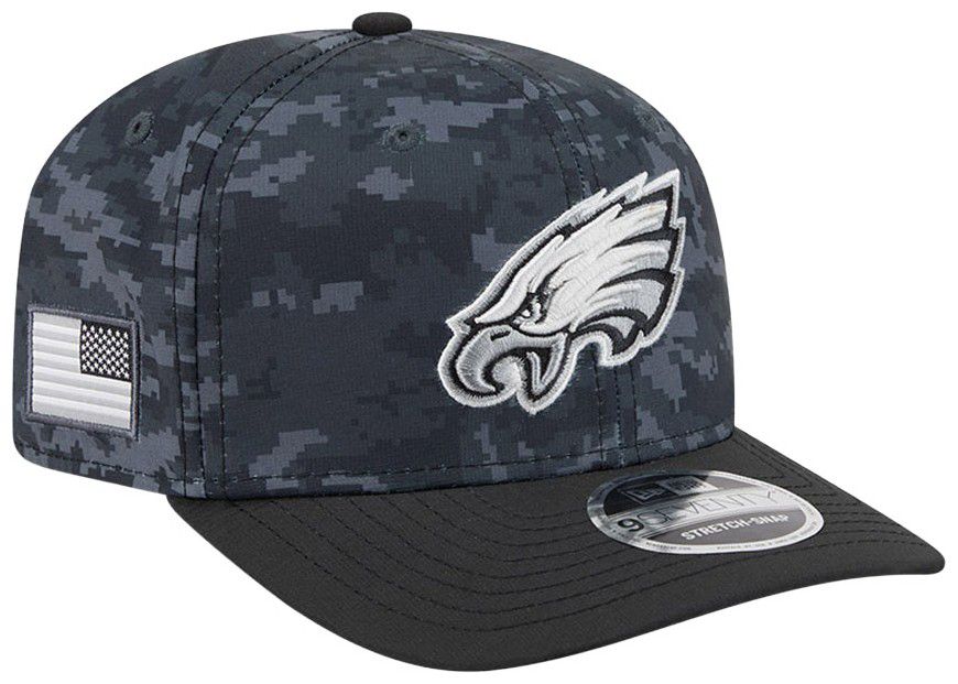 New Era Adult Philadelphia Eagles Salute To Service 2026 9Seventy Adjustable Stretch-Snap Hat