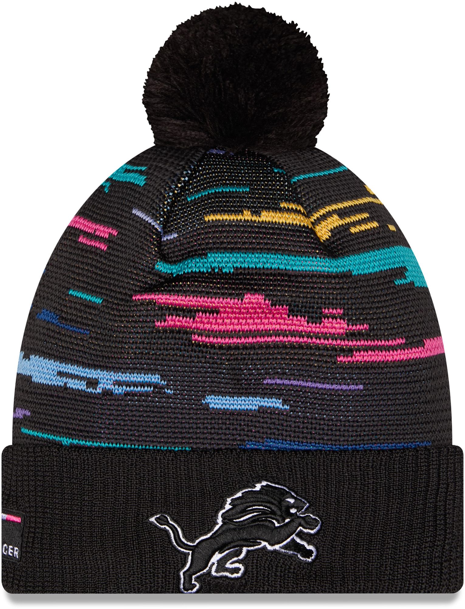 New Era Adult Detroit Lions Crucial Catch Knit Beanie