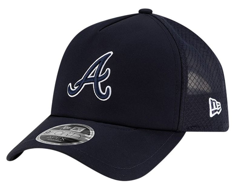 New Era Adult Atlanta Braves Navy Batting Practice Apex 9Forty Adjustable Hat