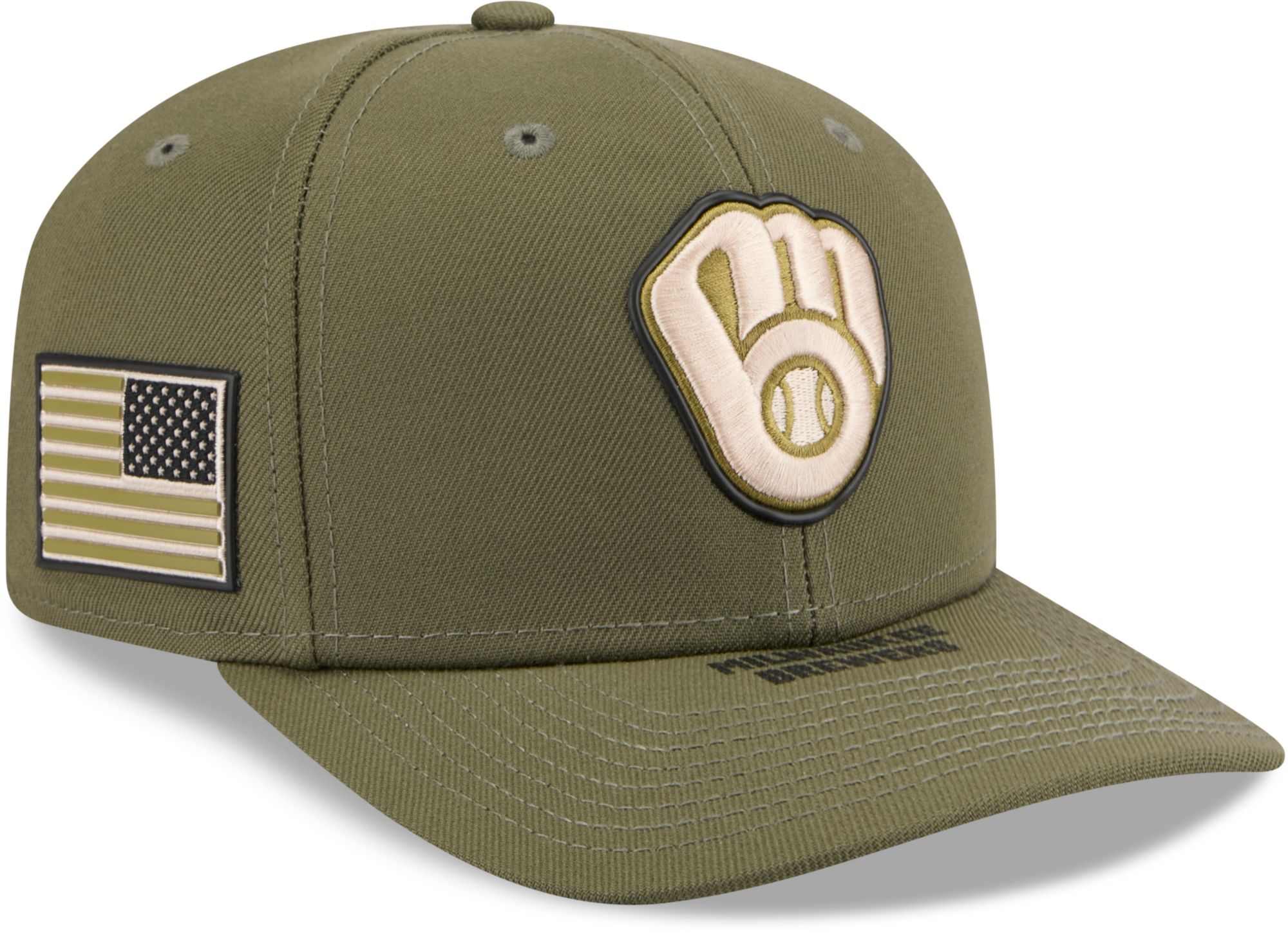 New Era Adult Armed Forces Day 2026 Milwaukee Brewers 9Seventy Adjustable Stretch-Snap Hat