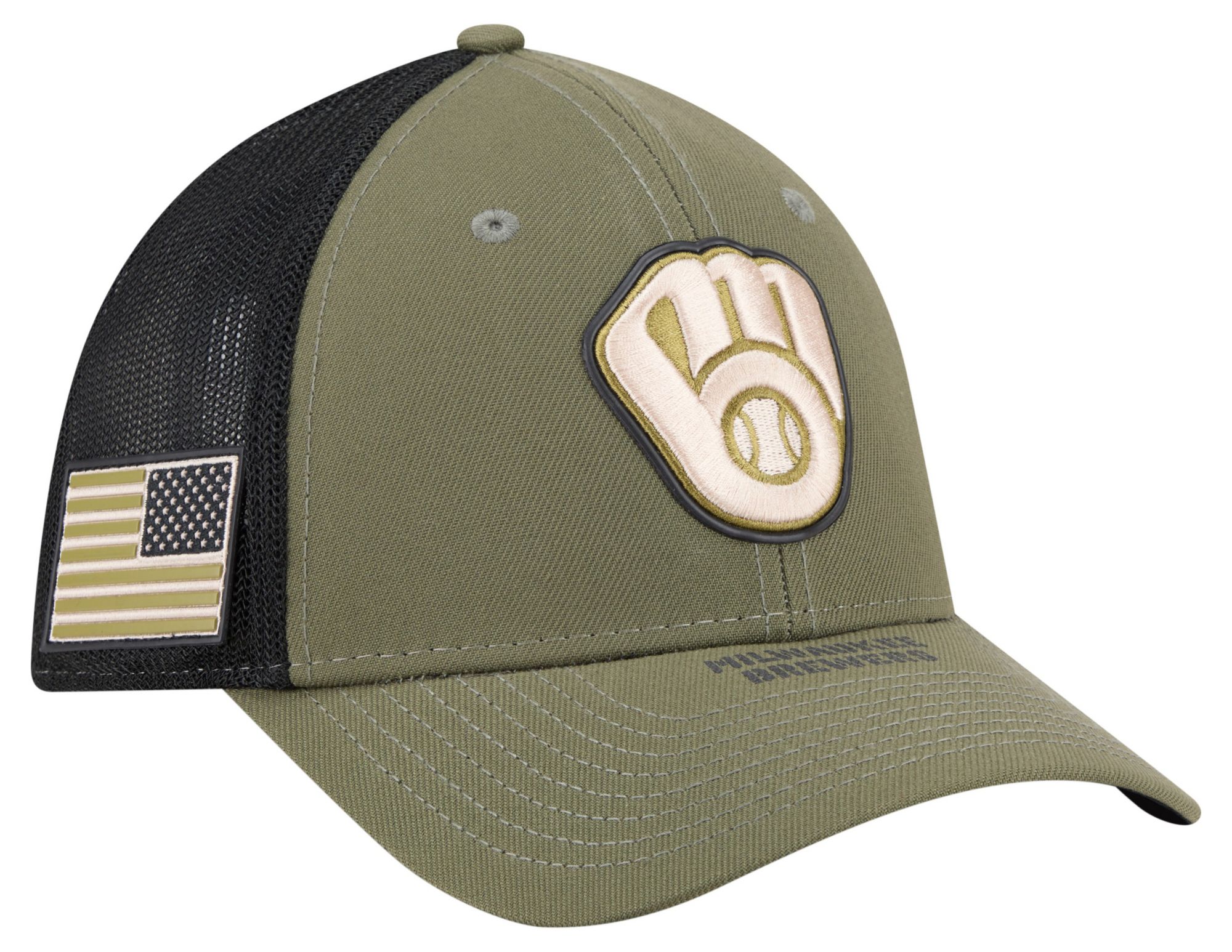 New Era Adult Armed Forces Day 2026 Milwaukee Brewers 39Thirty Stretch Fit Hat