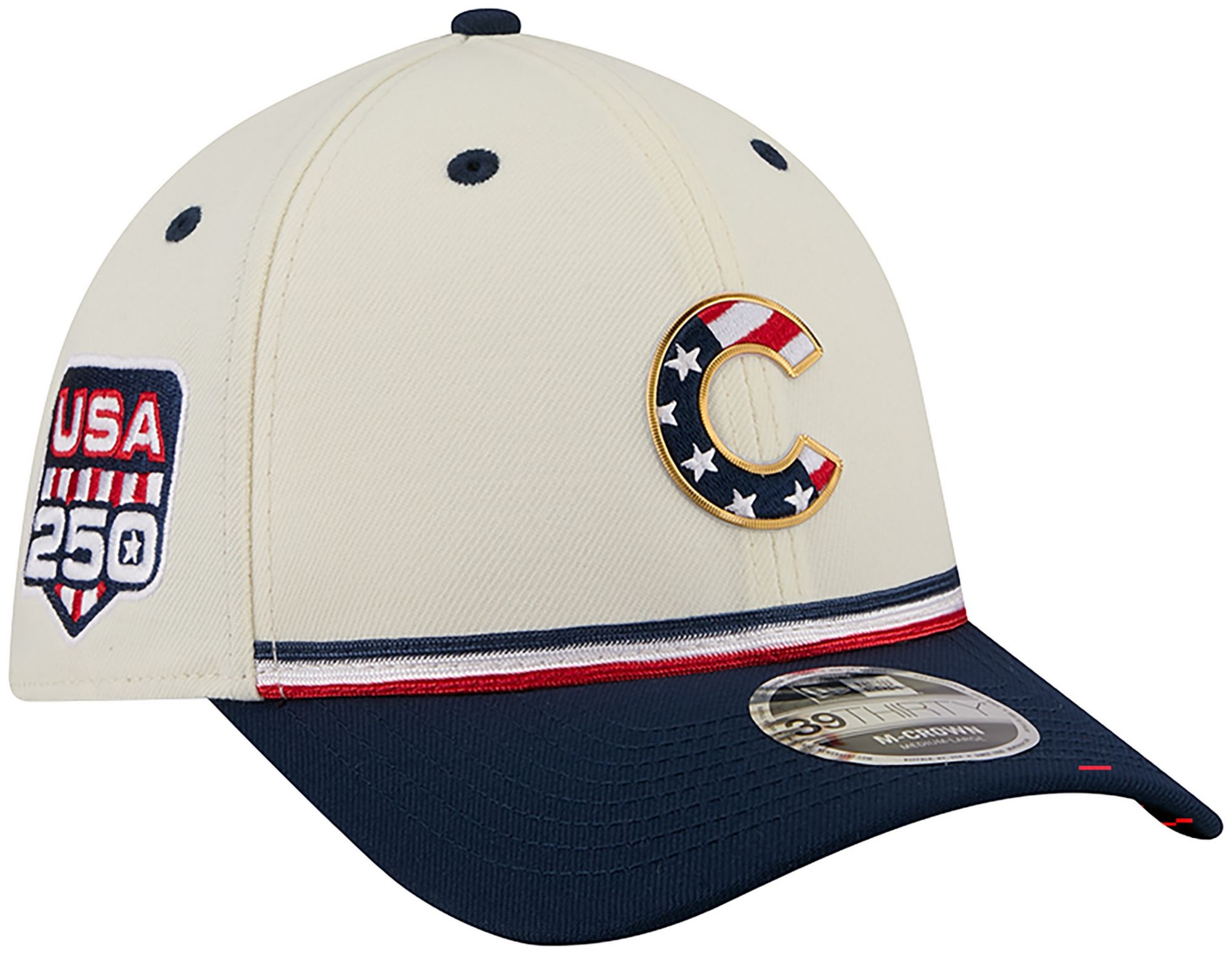 New Era Adult Chicago Cubs 4th of July 39Thirty Stretch Fit Hat