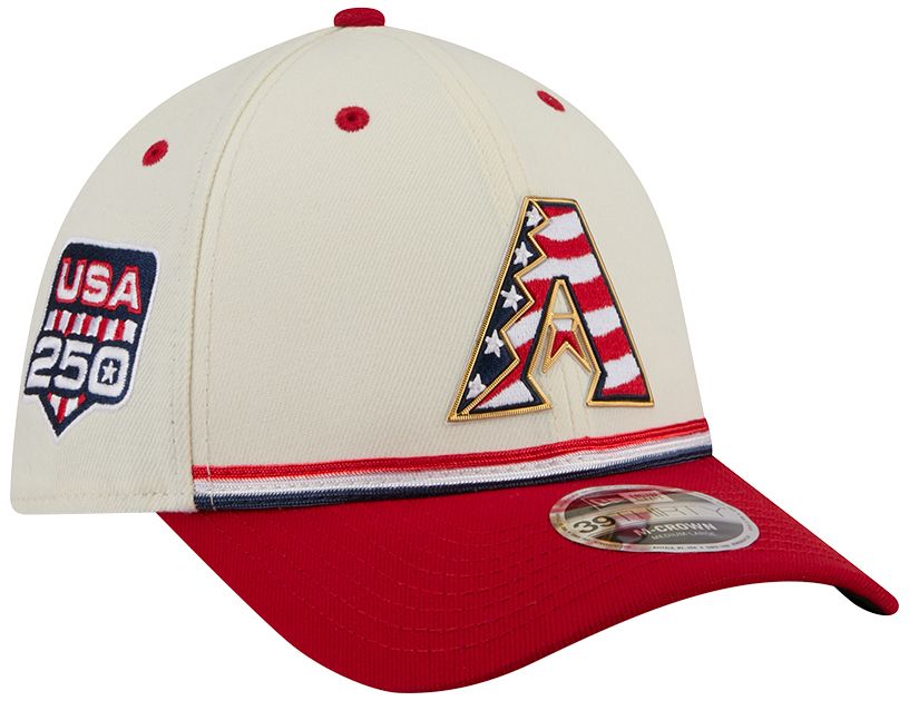 New Era Adult Arizona Diamondbacks 4th of July 39Thirty Stretch Fit Hat