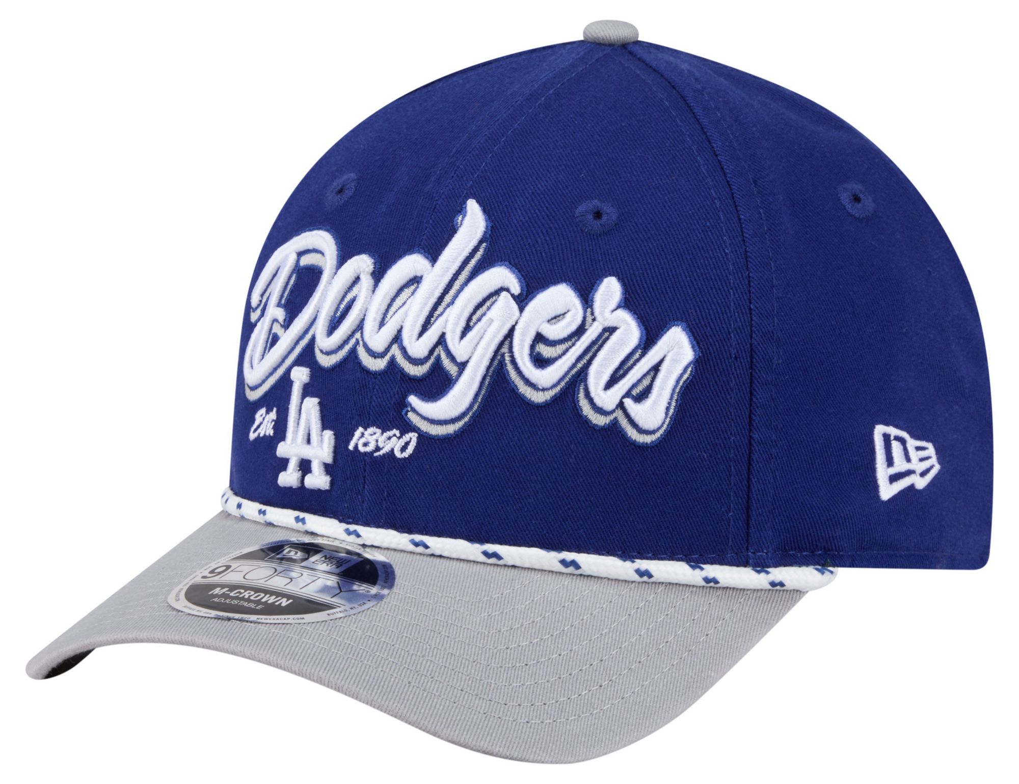 New Era Adult Los Angeles Dodgers Blue Team Loyal 9Forty Adjustable Hat