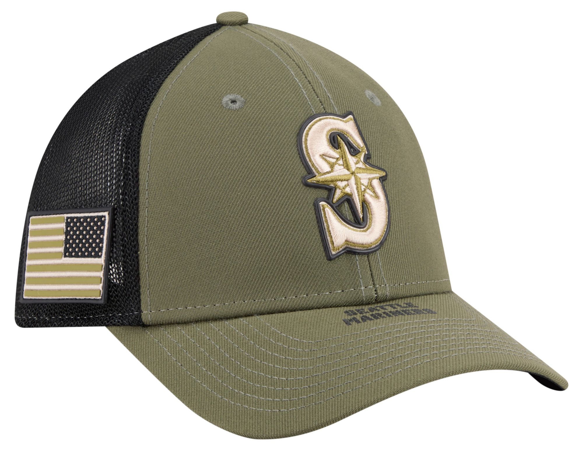New Era Adult Armed Forces Day 2026 Seattle Mariners 39Thirty Stretch Fit Hat