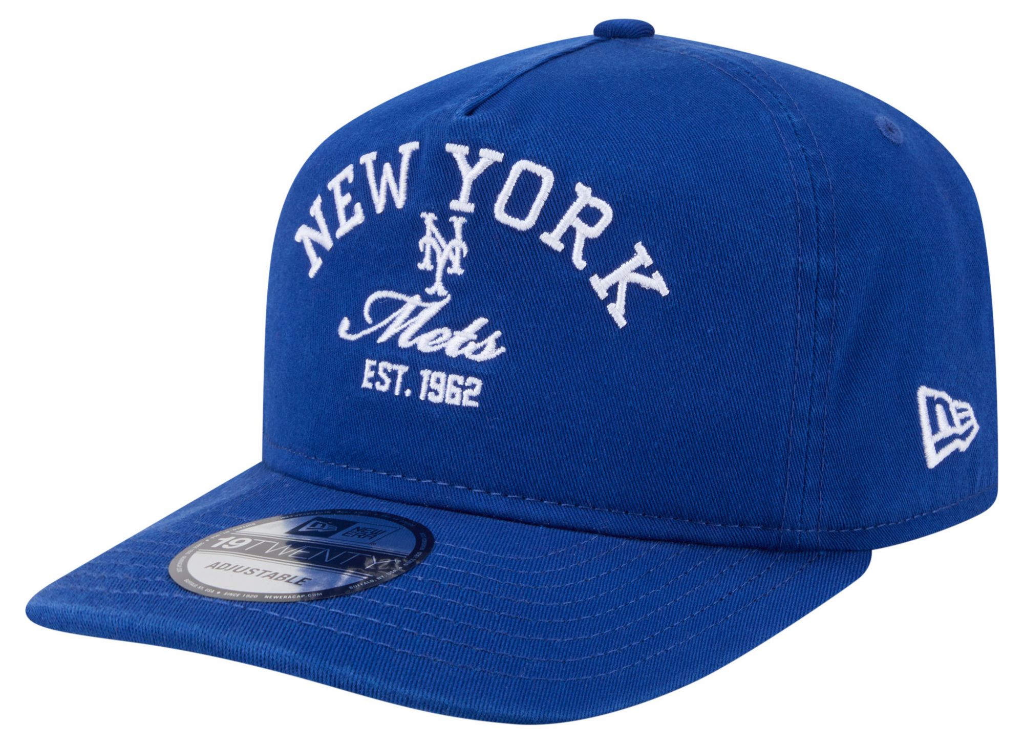 New Era Adult New York Mets Blue 19Twenty Stacked Adjustable Hat