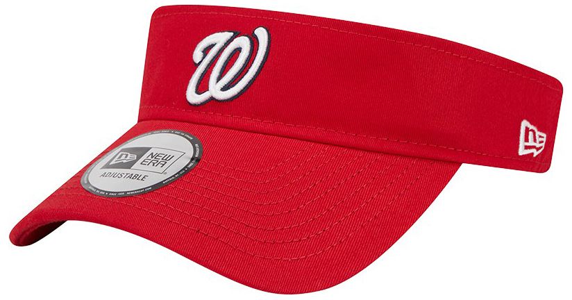 New Era Adult Washington Nationals Red Evergreen Visor