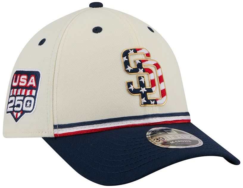 New Era Adult San Diego Padres 4th of July 39Thirty Stretch Fit Hat