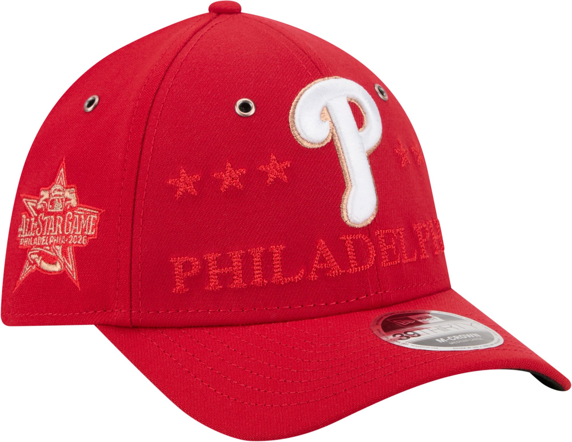 New Era Adult 2026 MLB All-Star Game Philadelphia Phillies 39Thirty Stretch Fit Hat