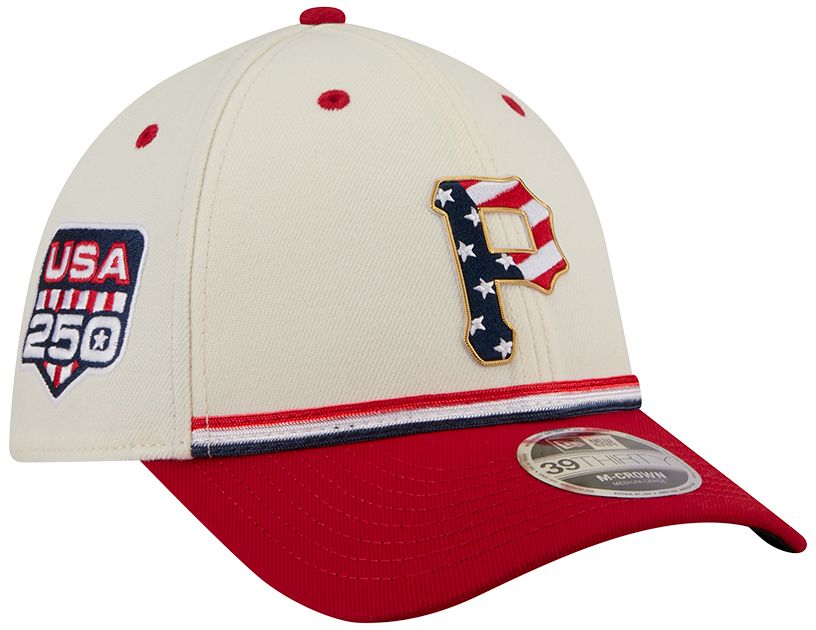 New Era Adult Pittsburgh Pirates 4th of July 39Thirty Stretch Fit Hat