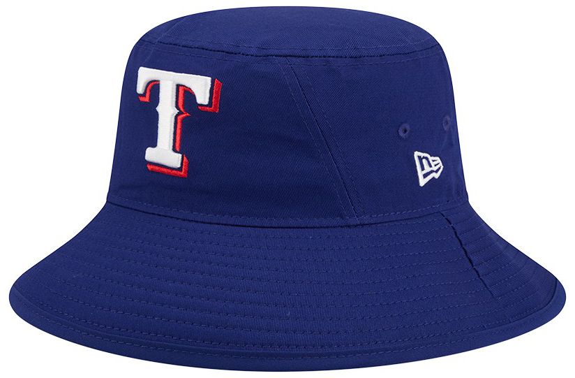 New Era Adult Texas Rangers Royal Evergreen Bucket Hat