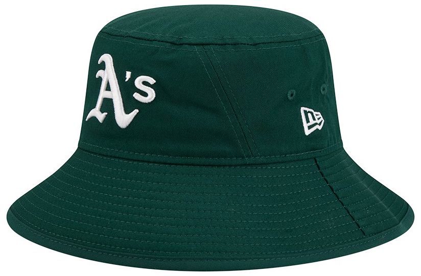 New Era Adult Athletics Green Evergreen Bucket Hat