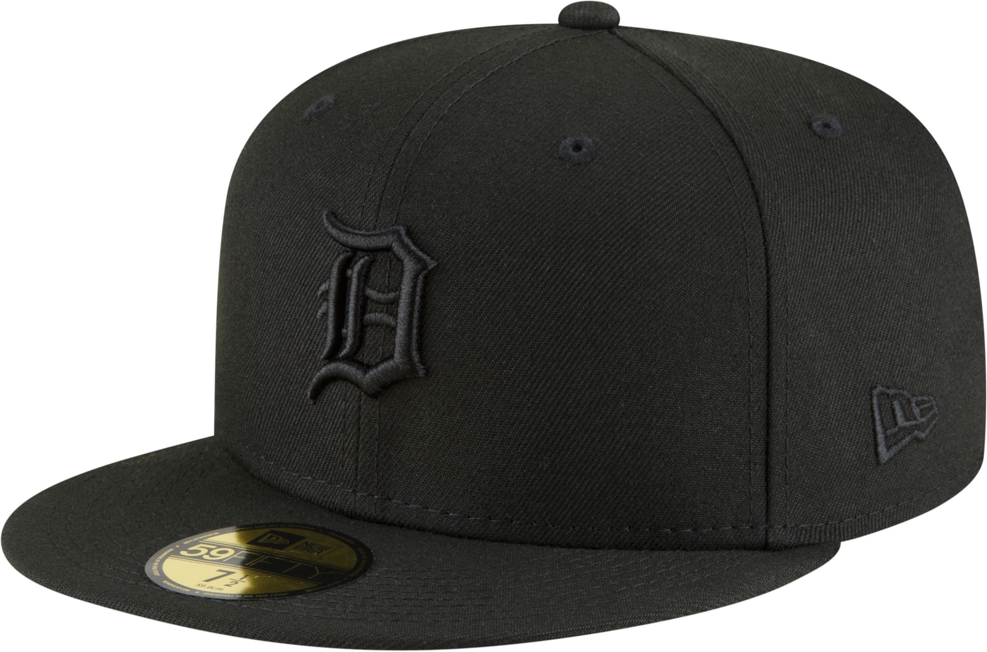 New Era Adult Detroit Tigers Black Basic 59Fifty Fitted Hat