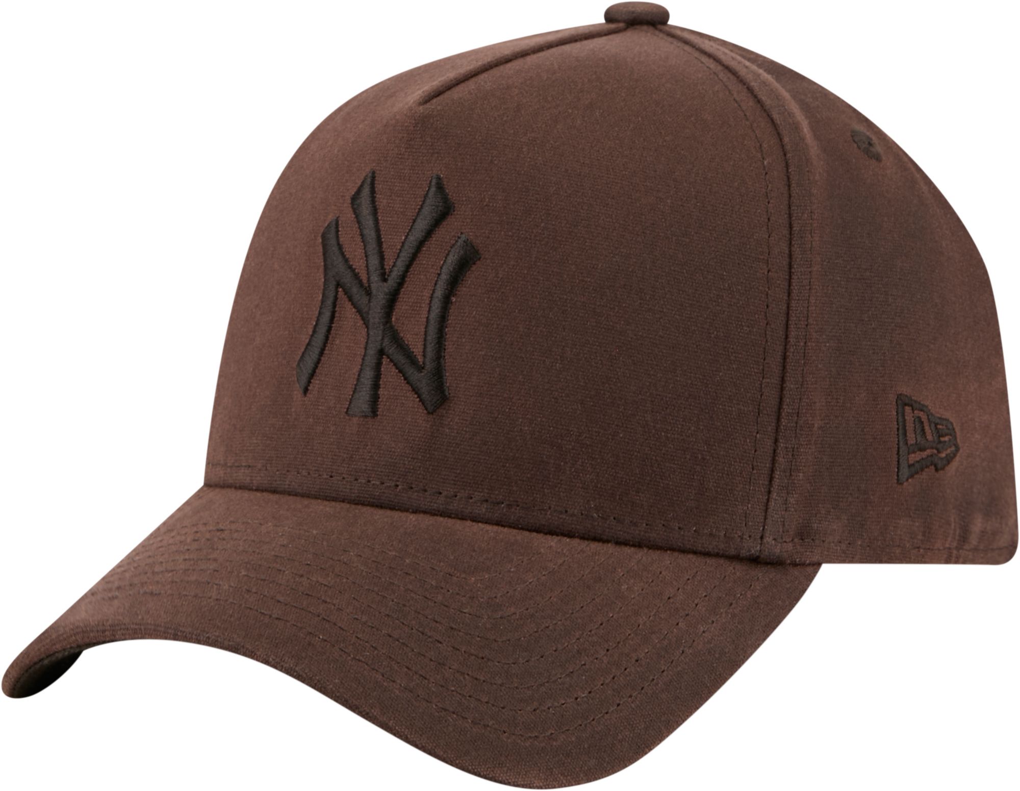 New Era Adult New York Yankees Brown Waxed Canvas 59Forty Fitted Hat
