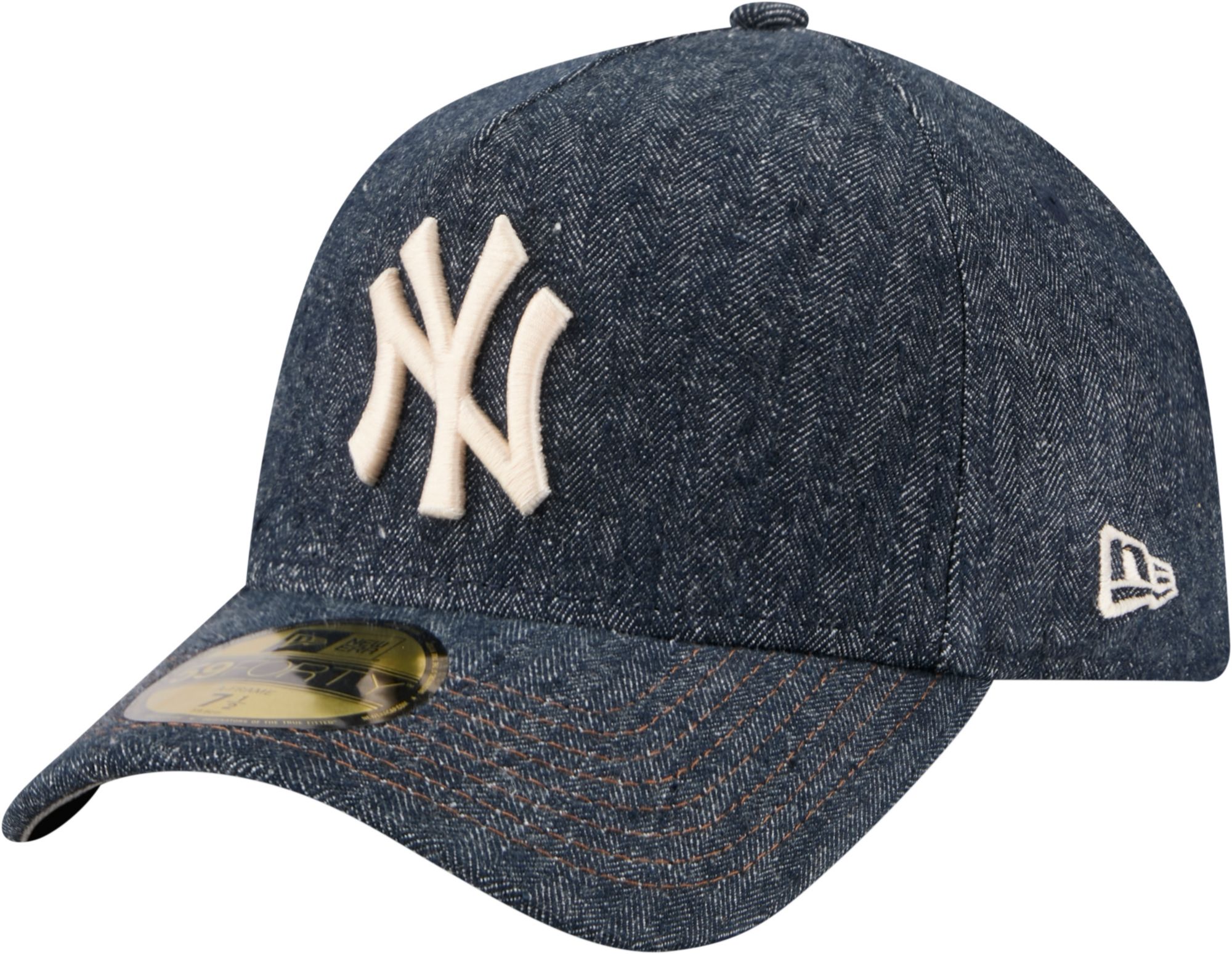 New Era Adult New York Yankees Navy Denim 59Forty Fitted Hat