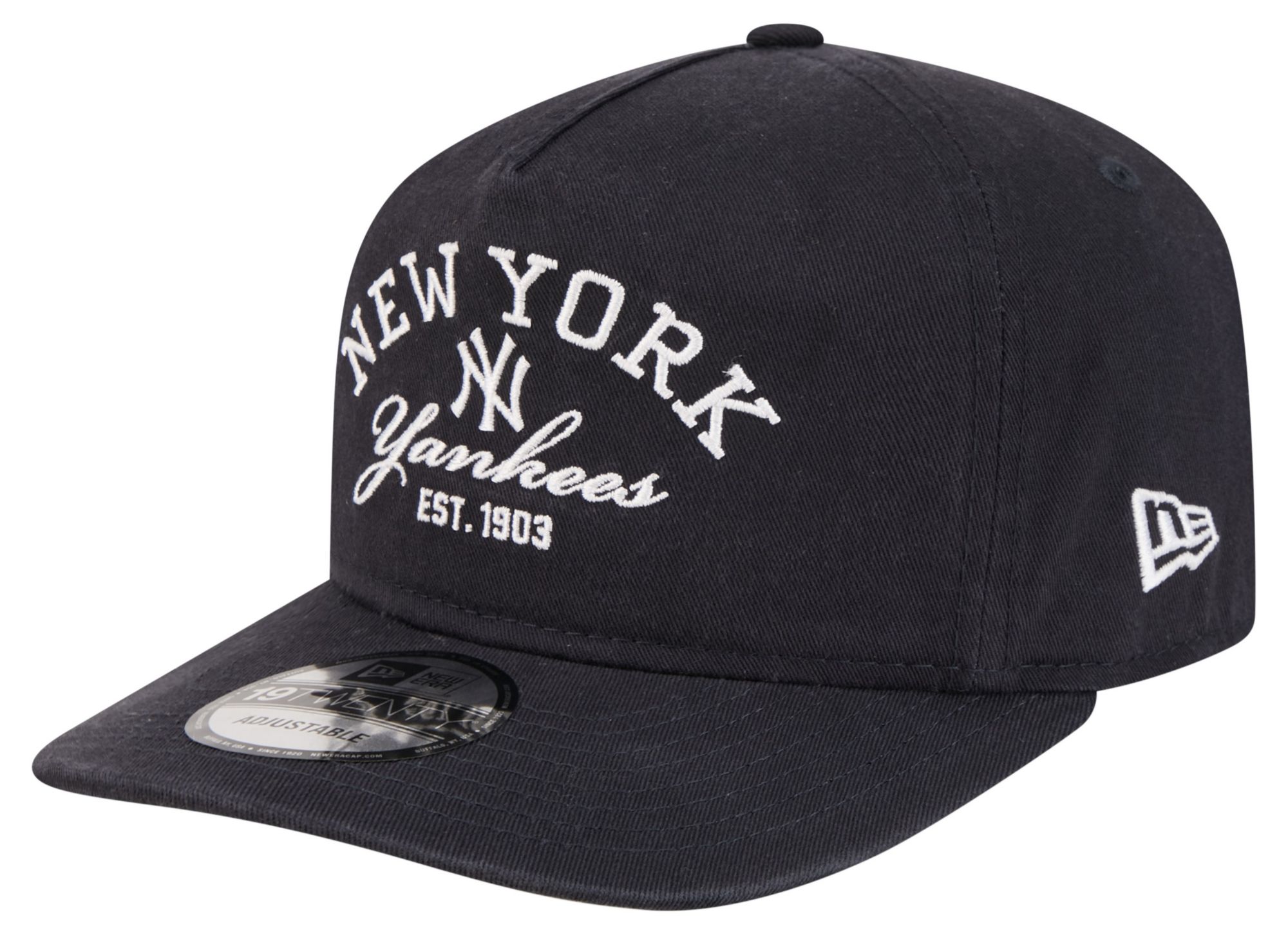 New Era Adult New York Yankees Navy 19Twenty Stacked Adjustable Hat