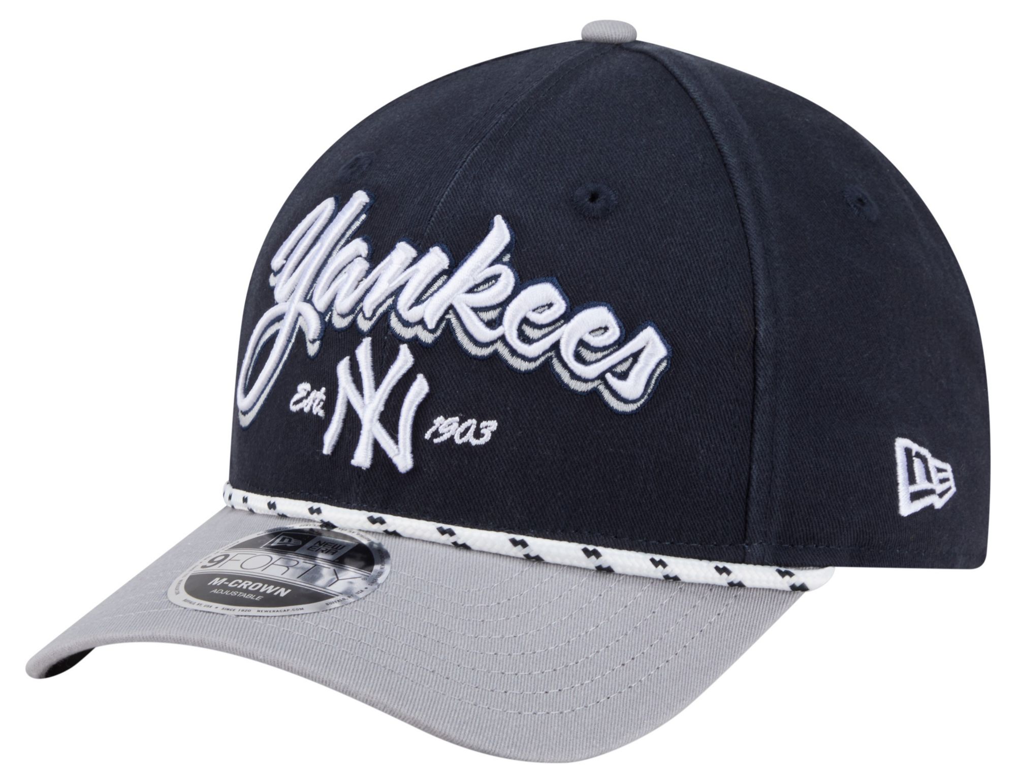 New Era Adult New York Yankees Navy Team Loyal 9Forty Adjustable Hat