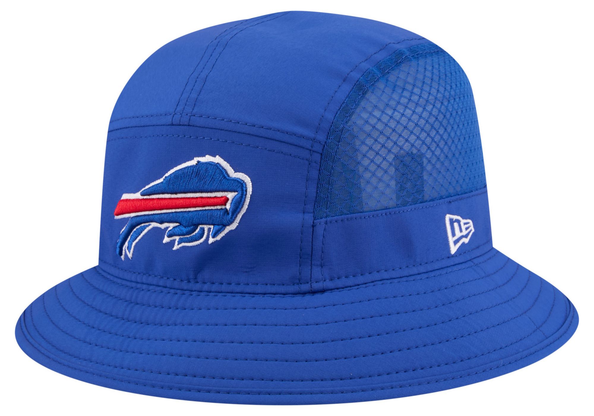 New Era Adult Buffalo Bills Medium Blue Mesh Bucket Hat
