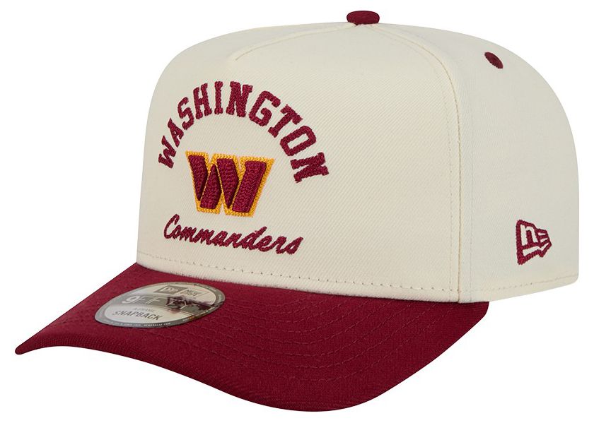 New Era Adult Washington Commanders White Arched 9Fifty Adjustable Hat