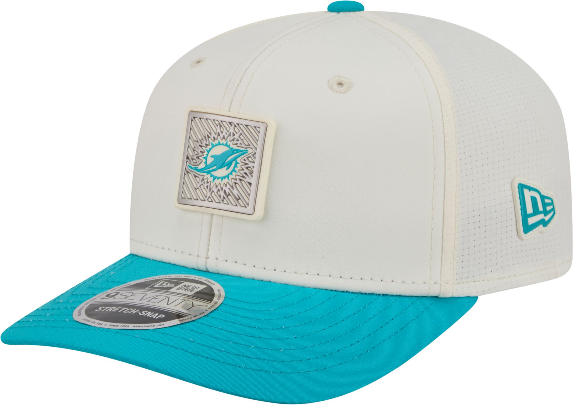 New Era Adult Miami Dolphins Training Camp 2026 9Seventy Adjustable Stretch-Snap Hat
