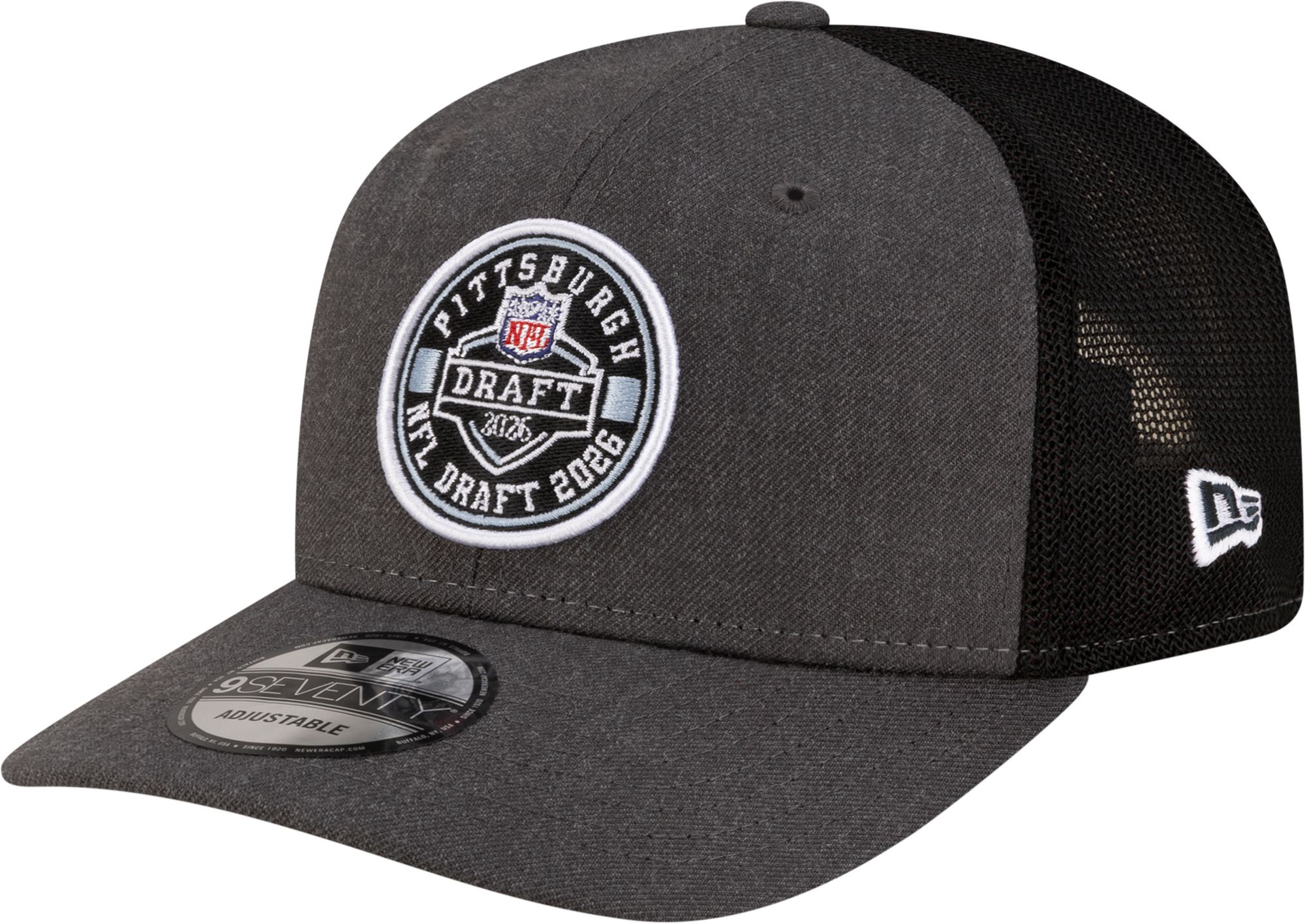 New Era Adult NFL Draft 2026 9Seventy Black Adjustable Trucker Hat
