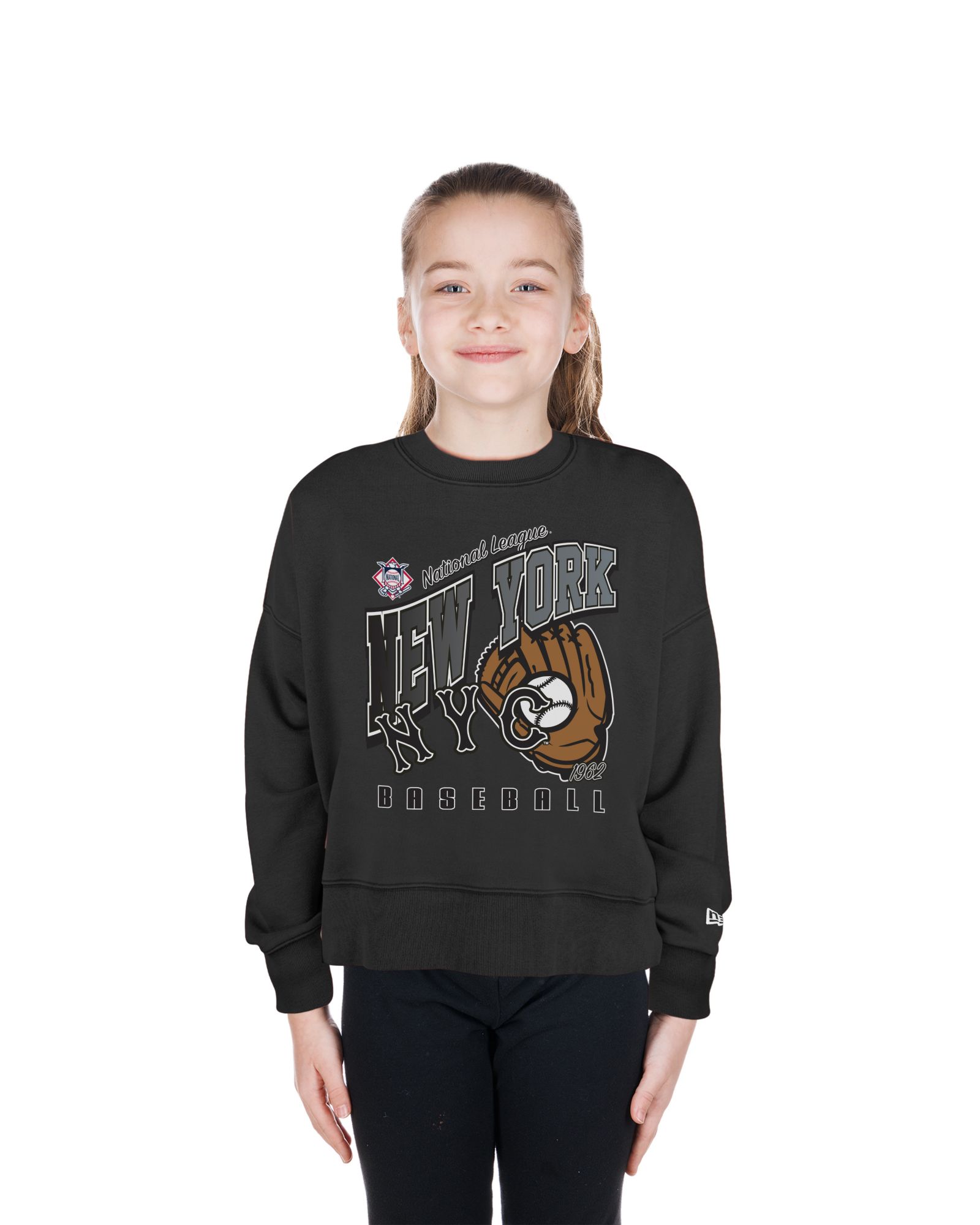 New Era Girls' New York Mets City Connect Fleece Sweatshirt