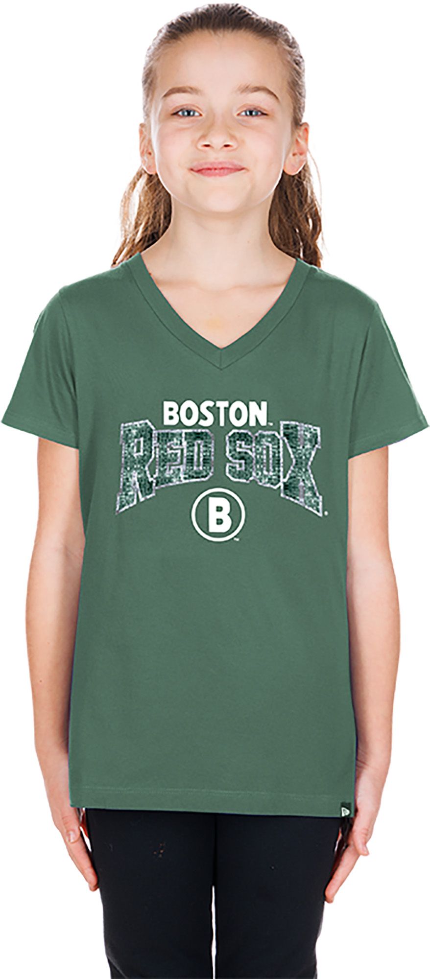 New Era Girls' Boston Red Sox City Connect T-Shirt