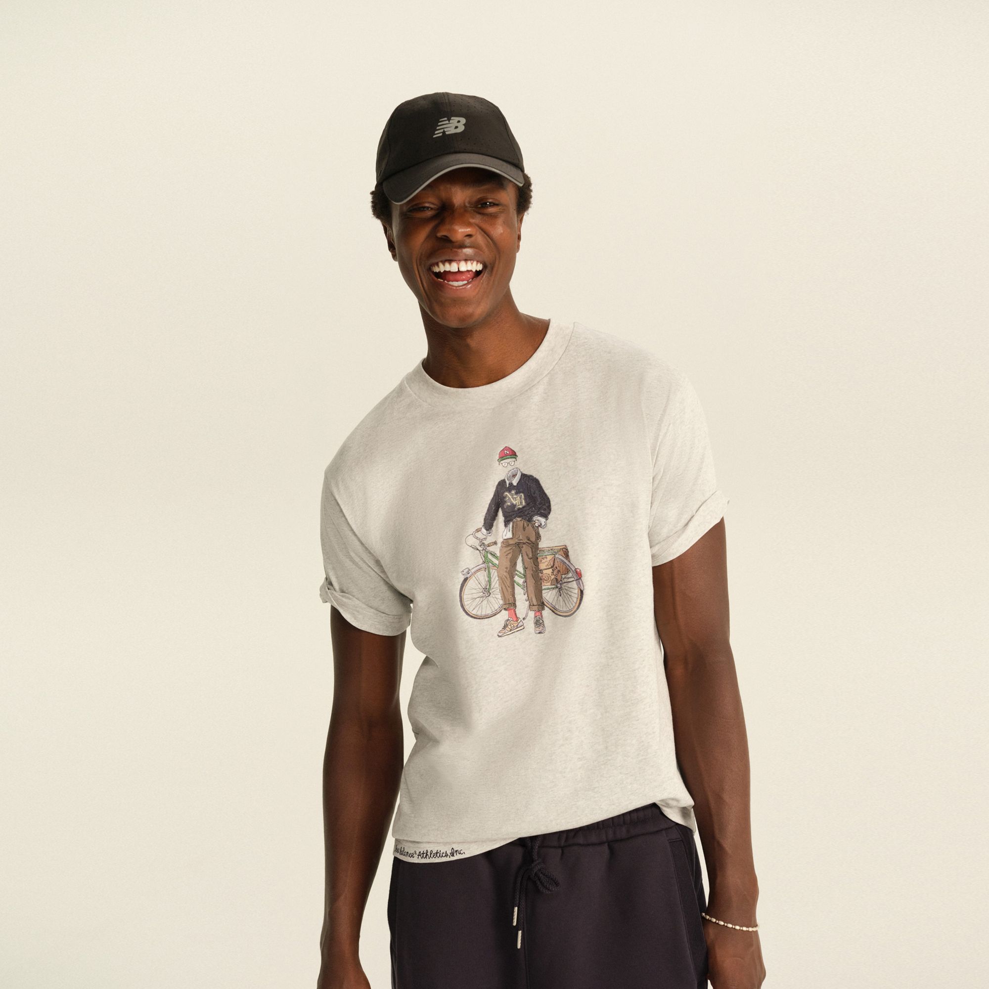 New Balance Men's Athletics Crafted Logo Fleece Pant