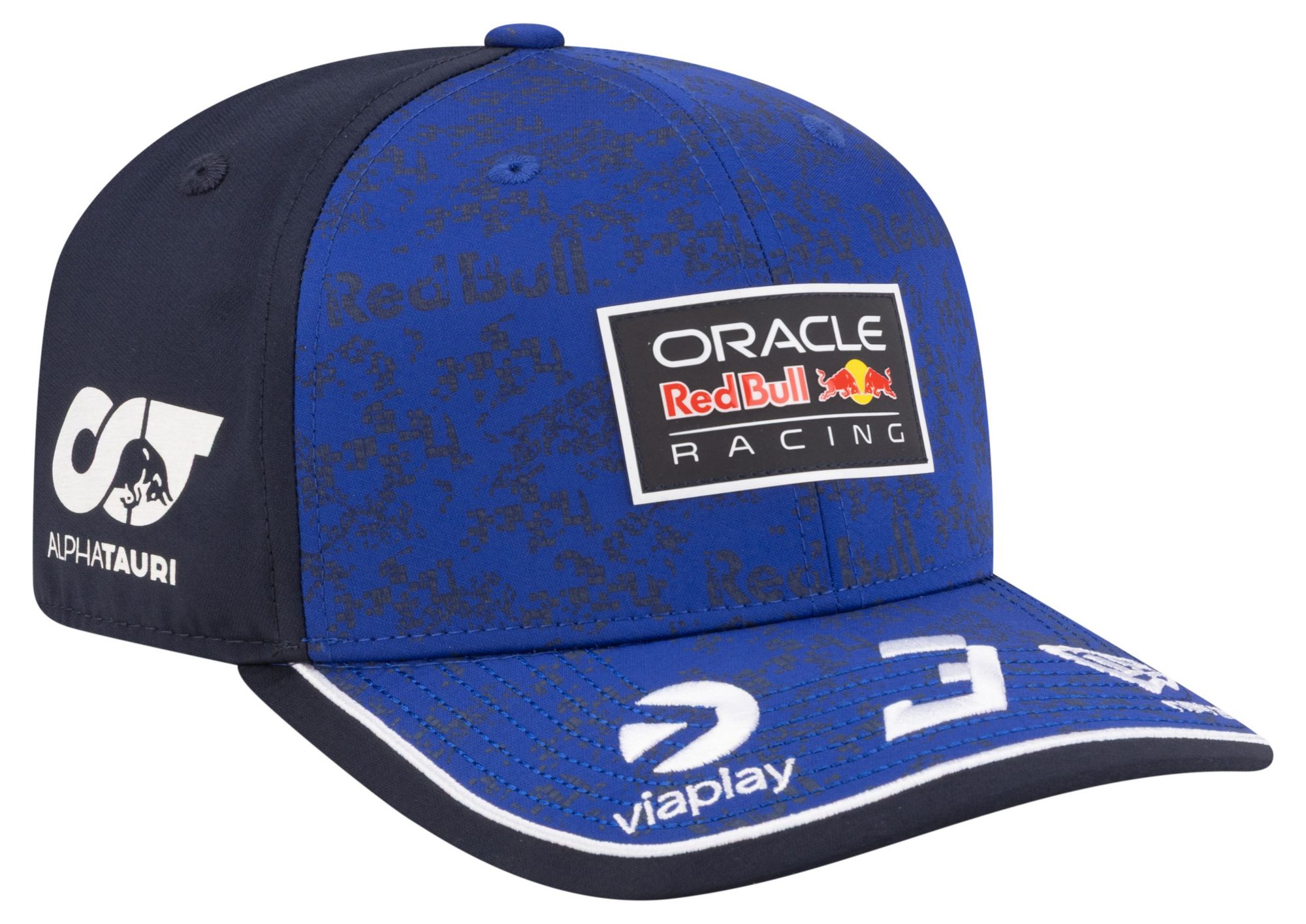 New Era Men's Red Bull Racing Black Max Verstappen #1 9Twenty Adjustable Hat