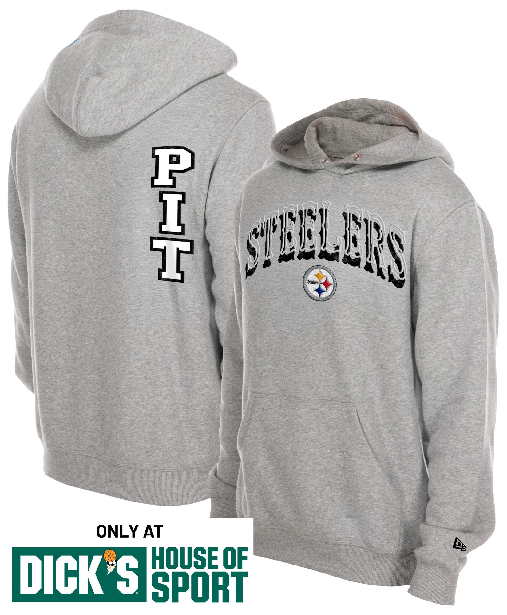 New Era Men's Pittsburgh Steelers Puff Hoodie