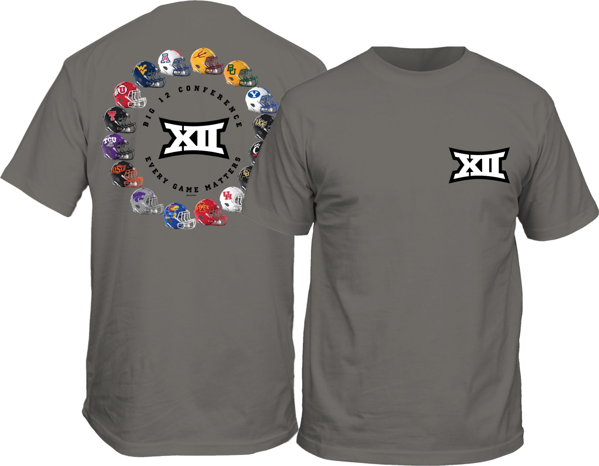 New World Graphics Men's NCAA Helmet T-Shirt