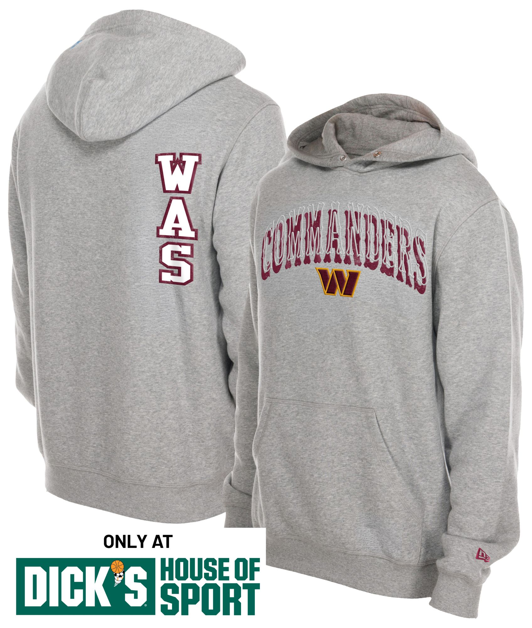New Era Men's Washington Commanders Puff Hoodie