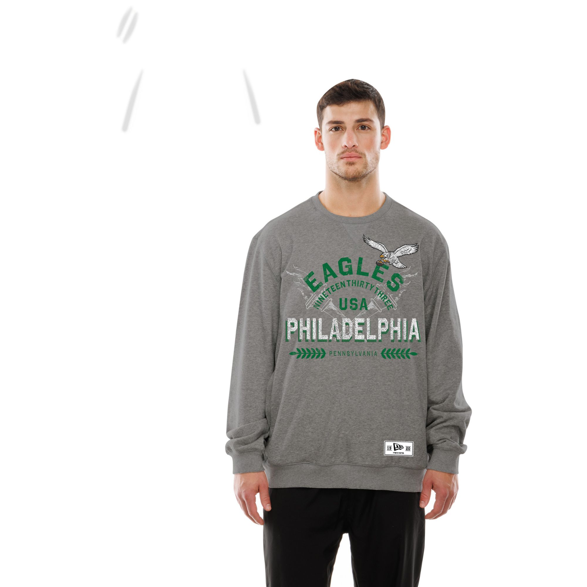 New Era Men's Philadelphia Eagles Puff Crewneck Sweatshirt