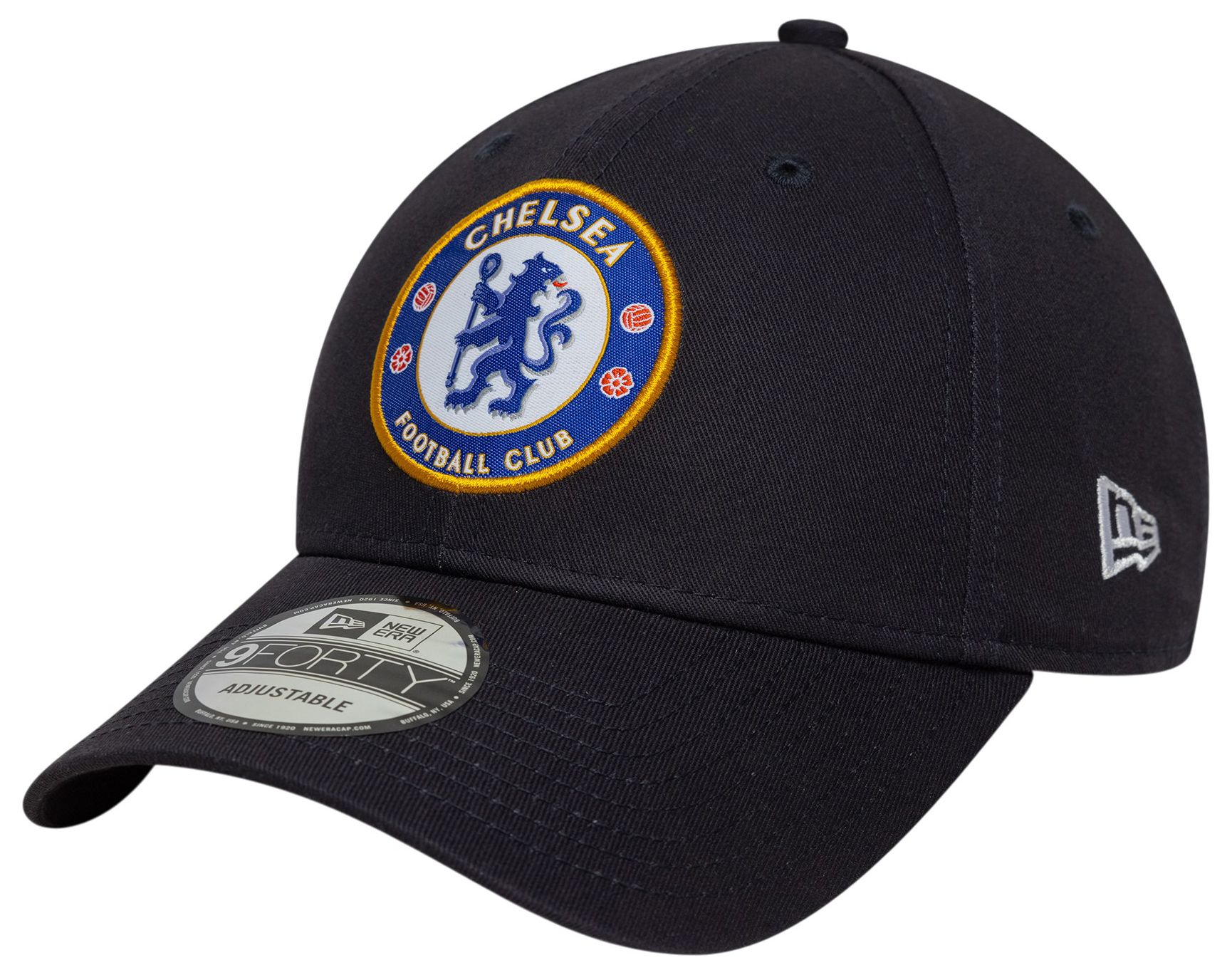 New Era Men's Chelsea FC Navy 9Forty Adjustable Hat