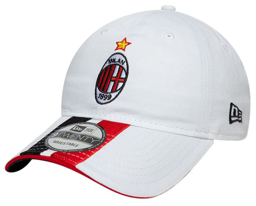 New Era Men's AC Milan White 2026 '96 9Twenty Adjustable Hat