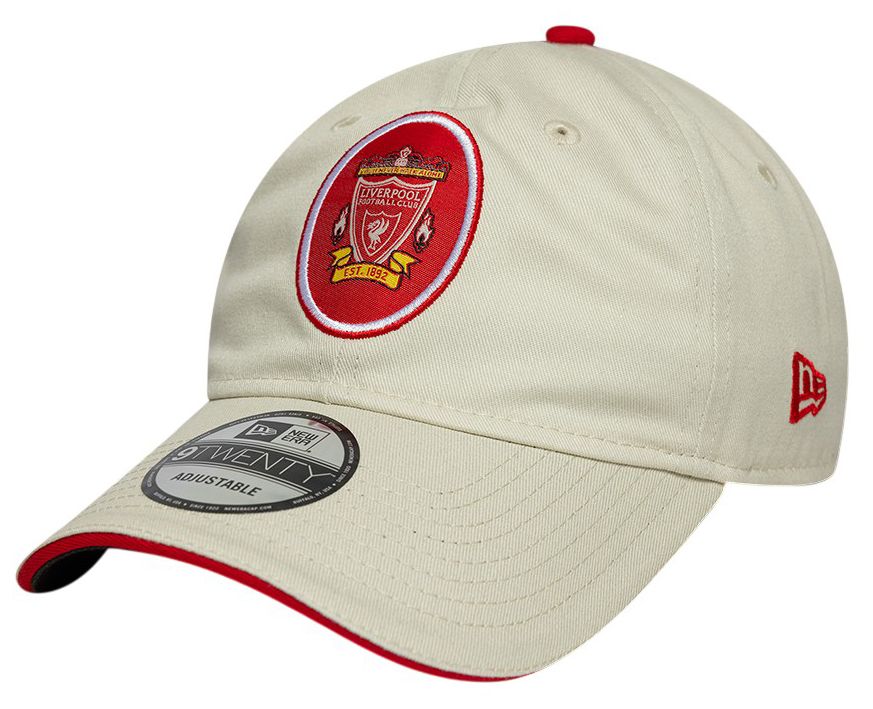 New Era Men's Liverpool Off White 9Twenty Adjustable Hat