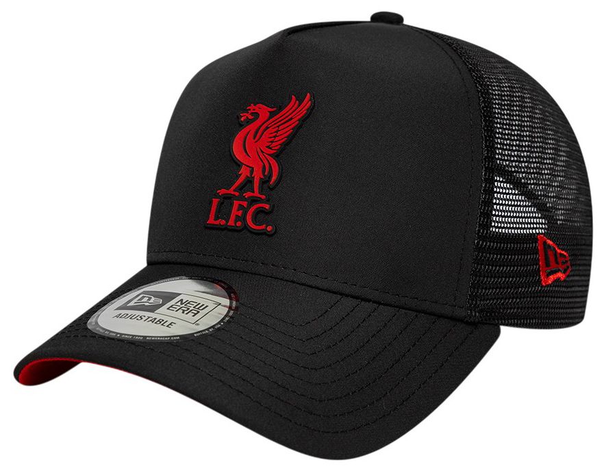 New Era Men's Liverpool Black Trucker Adjustable Hat