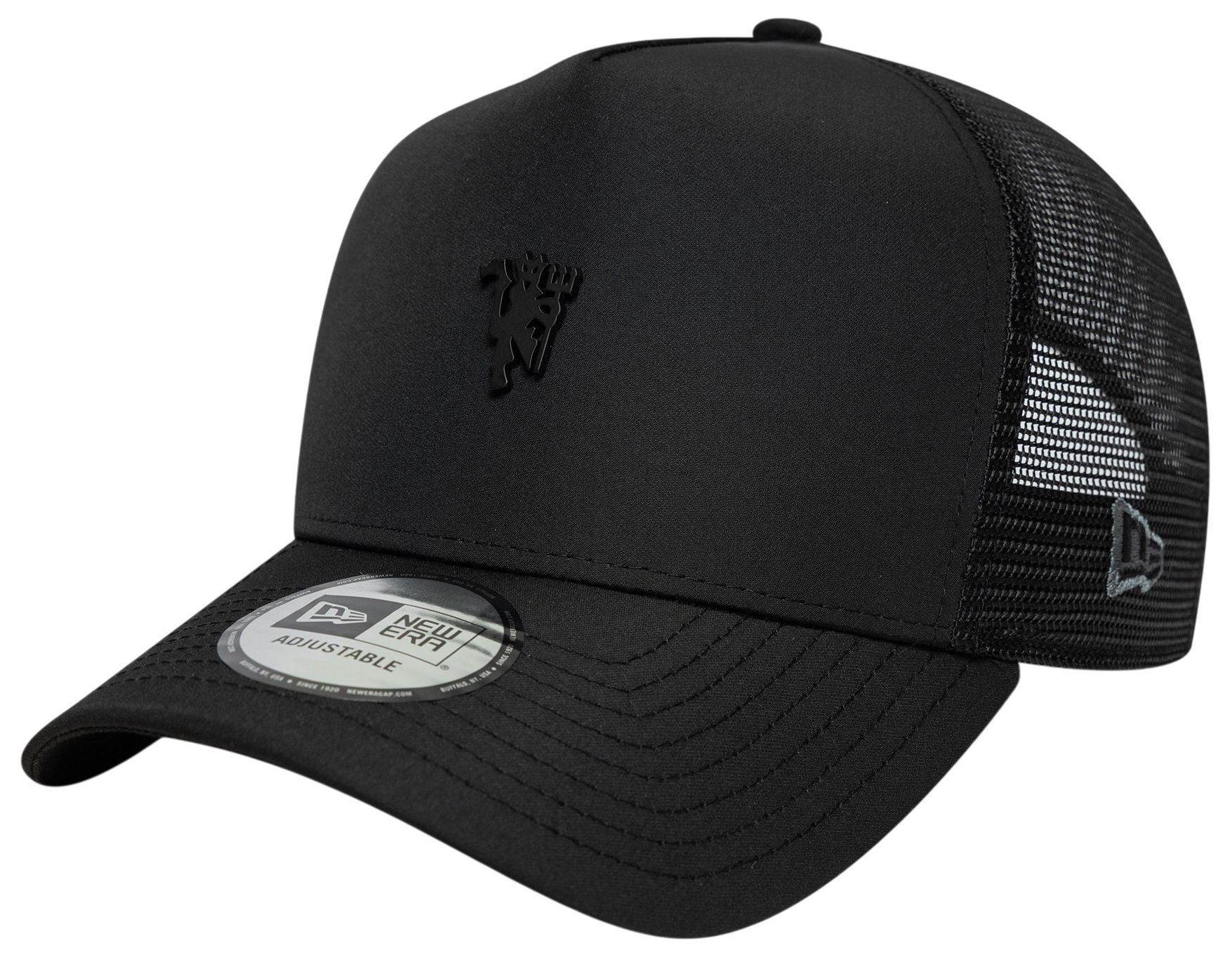 New Era Men's Manchester United Black 2026 Adjustable Trucker Hat