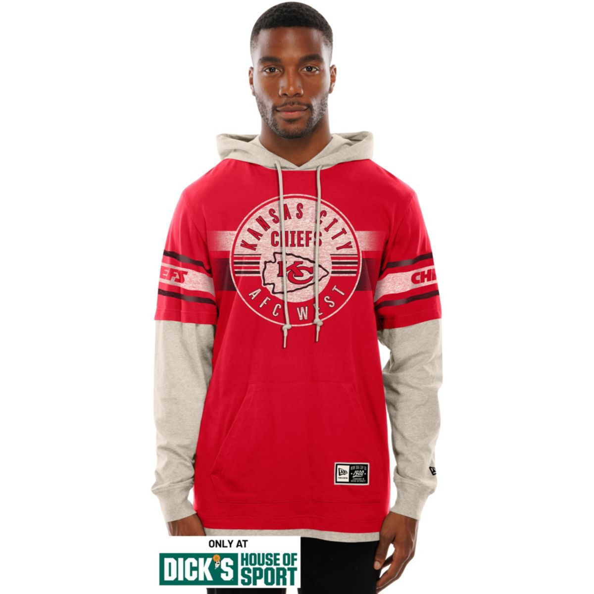 The Wild Collective Women's Kansas City Chiefs Oversized Full-Zip