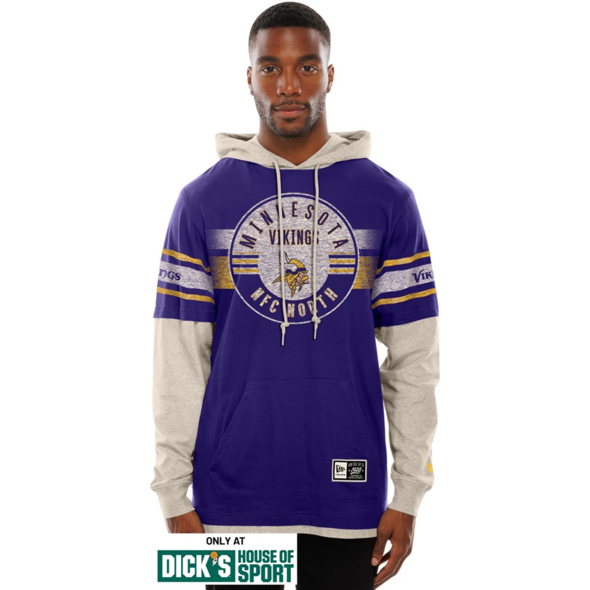 Starter Men's Minnesota Vikings Purple Tailsweep Pullover Jacket