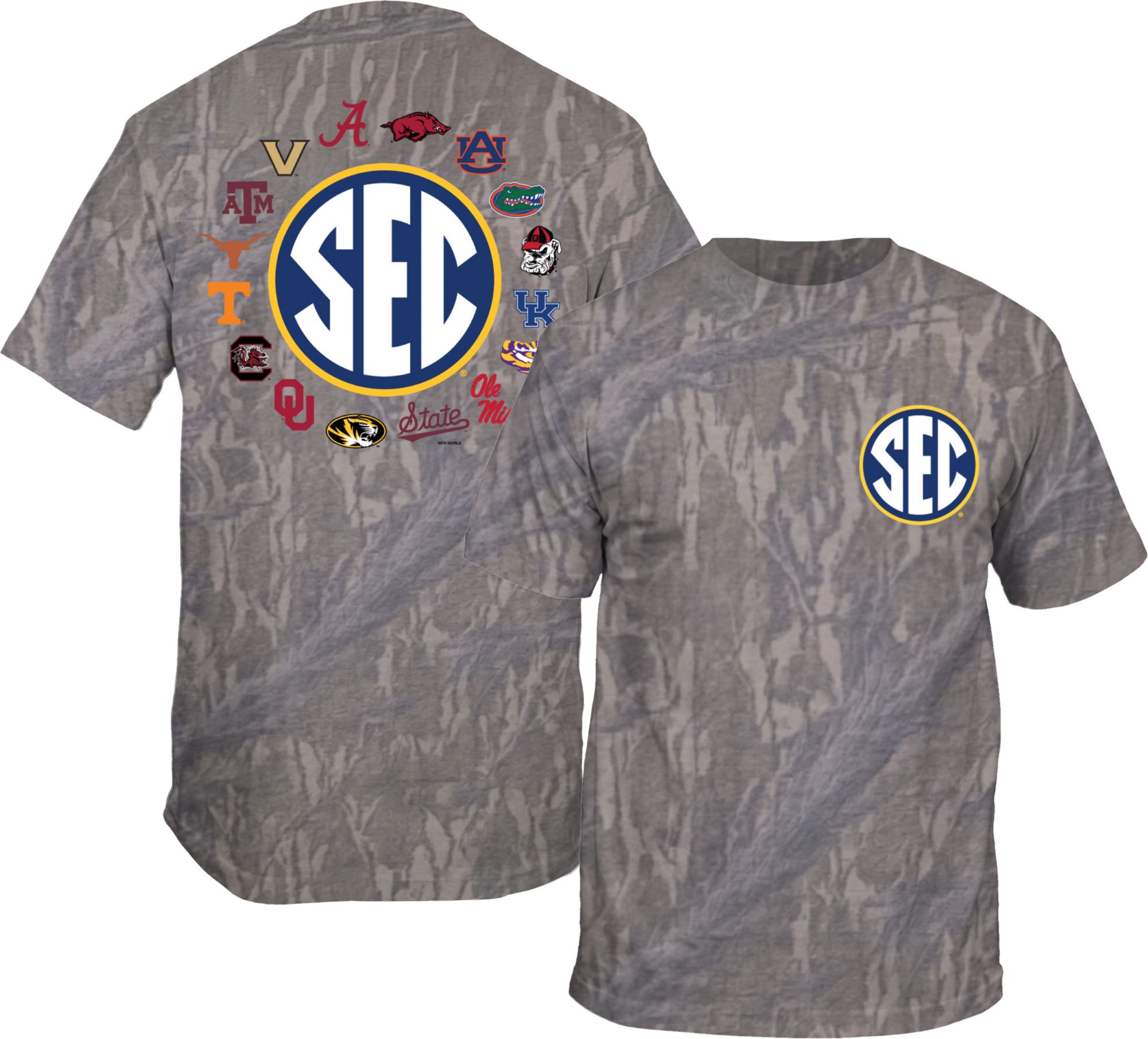 New World Graphics Men's NCAA CMO SEC Circle Logo T-Shirt