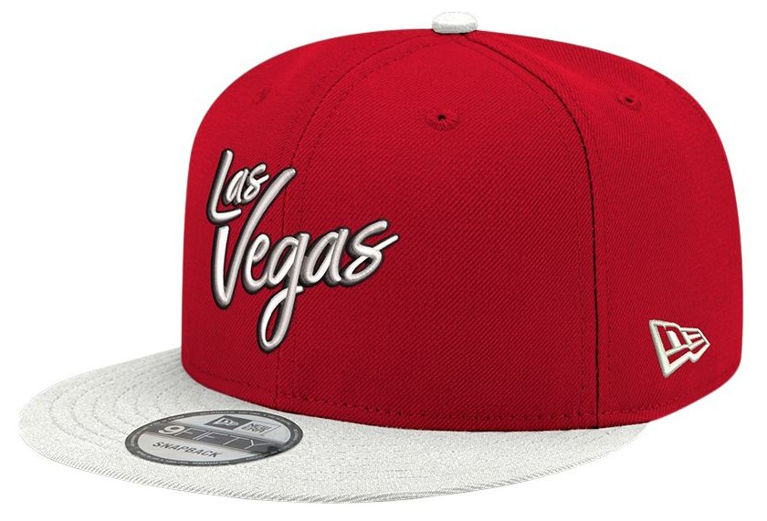 New Era Men's Las Vegas Aces Red Wordmark Rebel 9Fifty Adjustable Hat