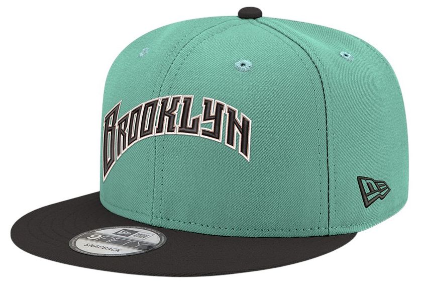 New Era Men's New York Liberty Teal Wordmark Rebel 9Fifty Adjustable Hat