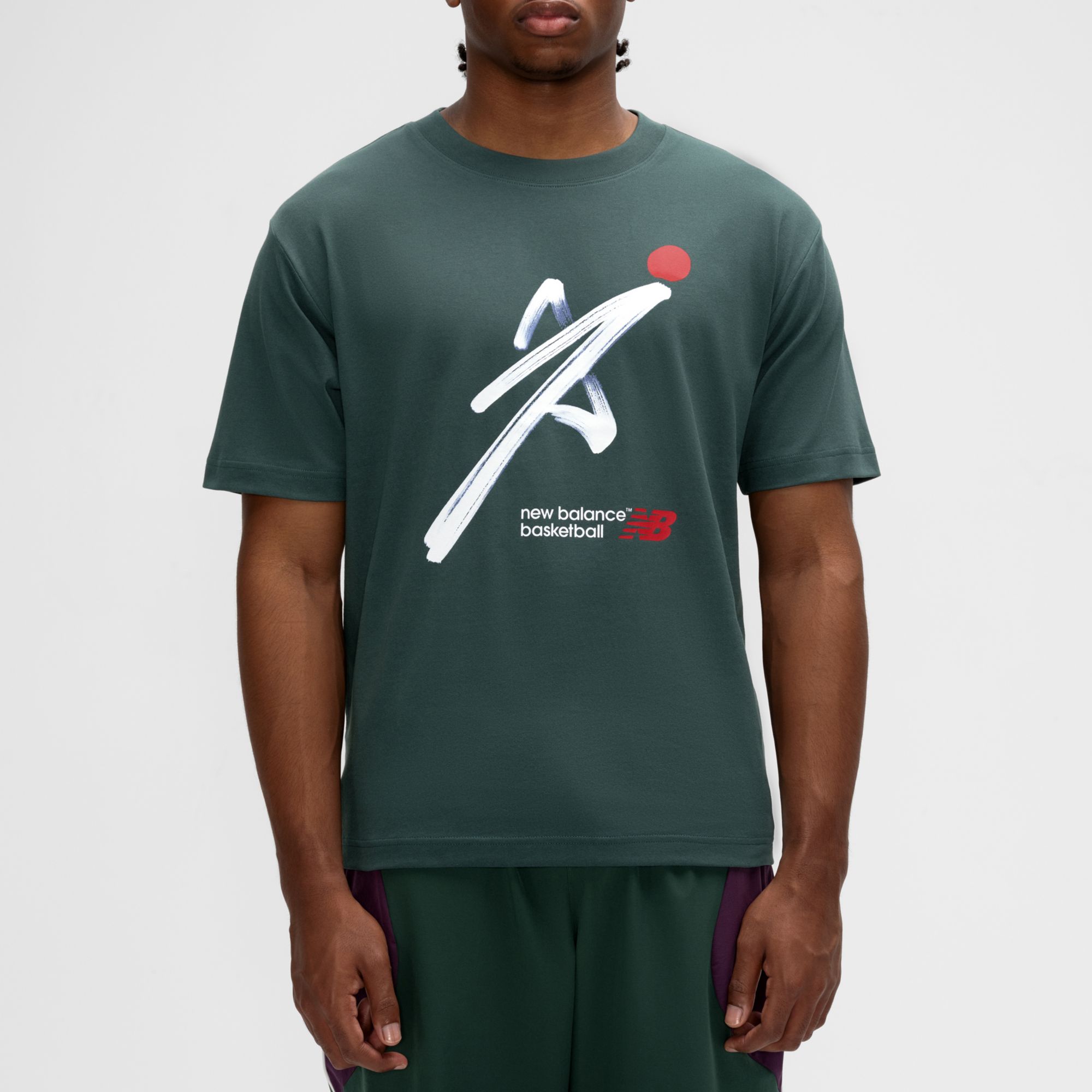 New Balance Men's Basketball Painted Graphic T-Shirt
