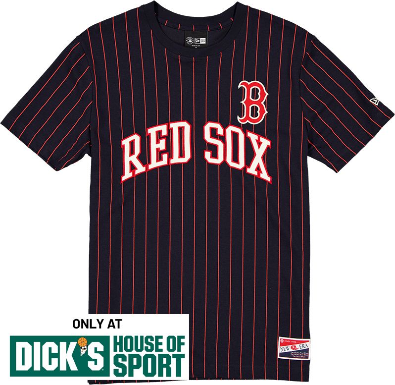 New Era Men's Boston Red Sox Navy Throwback T-Shirt