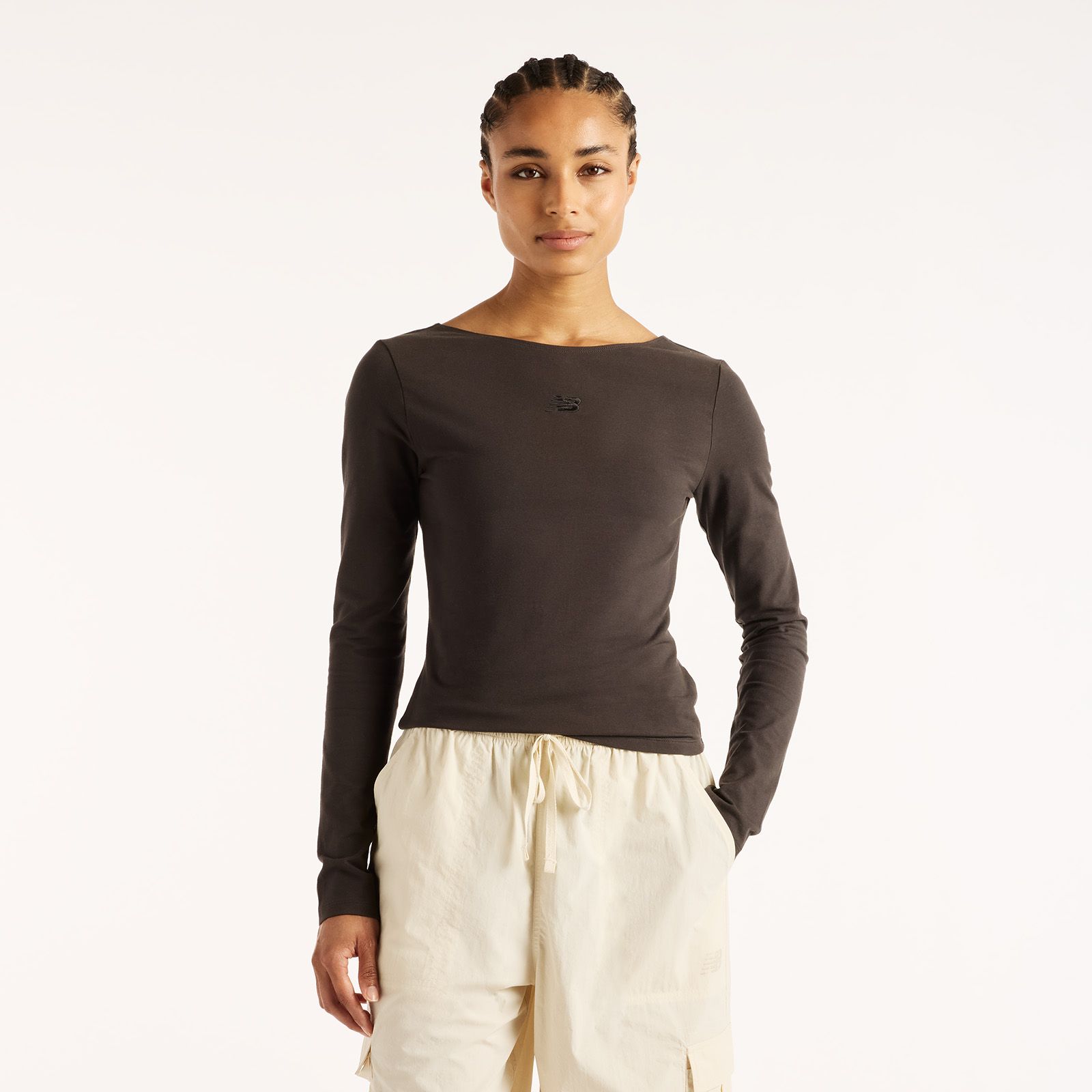New Balance Women's Open-Back Fitted Long Sleeve